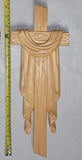 15" Passion Cross from Oberammergau - Two-Tone Stain or Natural Finish