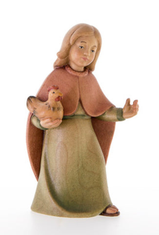 LEPI Girl with Hen - Gloria Nativity