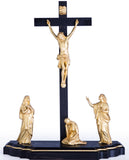 Crucifixion Scene - Passion Woodcarving