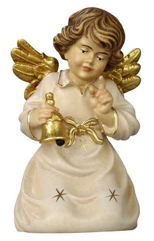 Bell Angel - Kneeling with Bell - Original Glockenengel by PEMA
