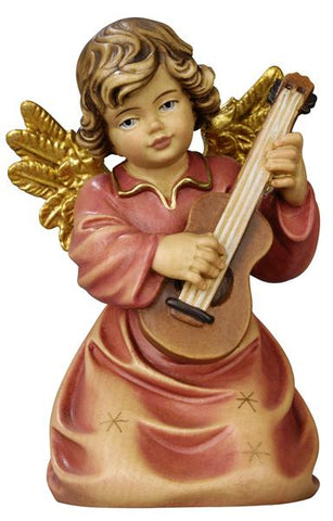 Bell Angel - Kneeling with Guitar - Original Glockenengel by PEMA