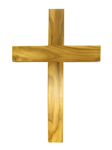 4.75" - 20" Olive Wood Cross - Made in Jerusalem
