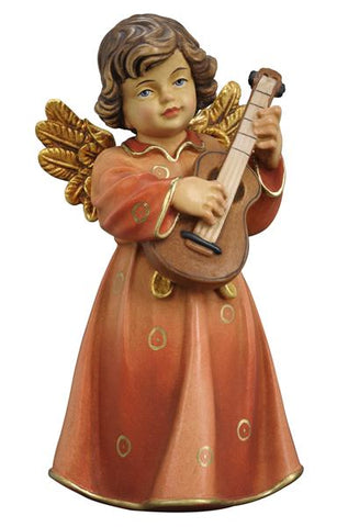 Bell Angel - Standing with Guitar - Original Glockenengel by PEMA