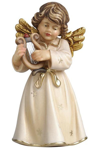 Bell Angel - Standing with Lyre - Original Glockenengel by PEMA