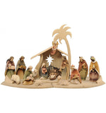 Salcher Morgenstern Nativity - Crib with Stable and Star