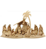 Salcher Morgenstern Nativity - Crib with Stable and Star
