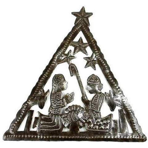 Triangle Nativity Wall Art - Croix des Bouquets (H)