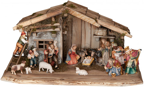 Salcher Stable Rasciesa with Bethlehem Nativity