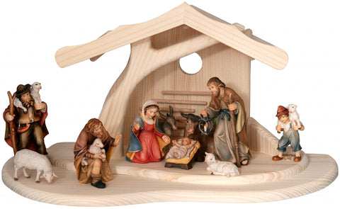 Salcher Modern Stable with Bethlehem Nativity