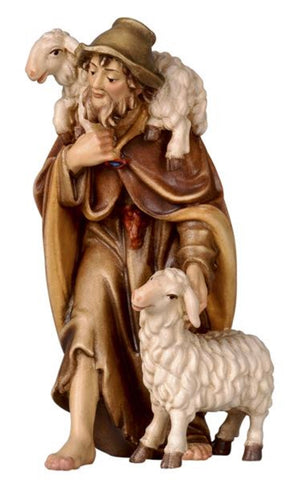 Rainell Shepherd with Two Sheep