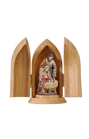 Block Holy Night Crib in Niche
