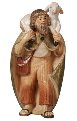 PEMA Shepherd with Lamb on his Shoulder - Watercolor