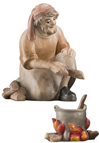 PEMA Shepherd at the Campfire - Watercolor