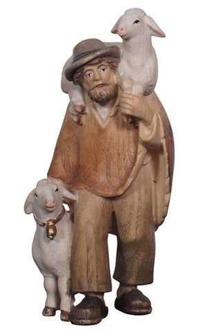 PEMA Shepherd with Two Sheep - Watercolor