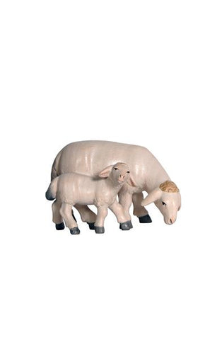 PEMA Sheep Grazing with Lamb - Watercolor