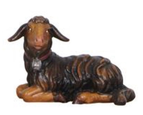 Kostner Black Lamb Lying Looking Left