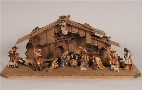 18 Piece Kostner Nativity Set with Stable - Holy Night
