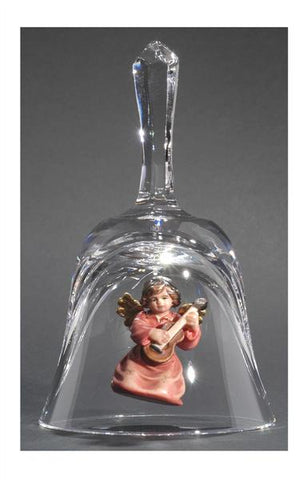 Crystal Bell Angel with Guitar by PEMA