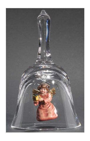 Crystal Bell Angel with Parcel by PEMA