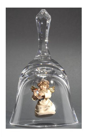Crystal Bell Angel with Lyre by PEMA