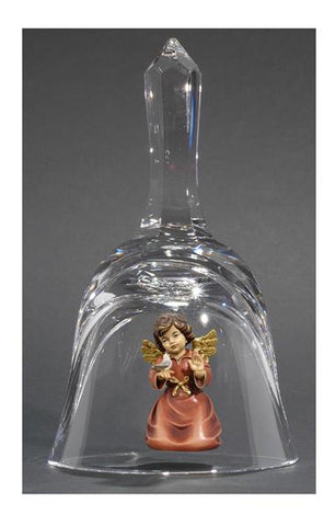Crystal Bell Angel with Bird by PEMA