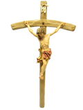Alpen Crucifix from Oberammergau on bowed cross