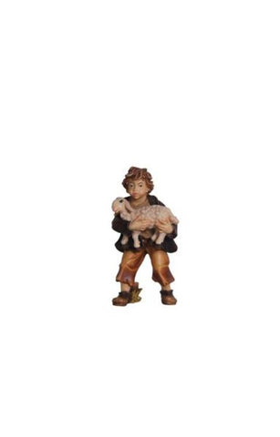 Heimatland Boy with a lamb in his arms