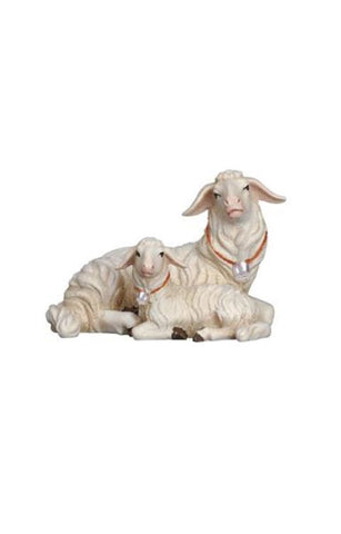 Heimatland Sheep lying with lamb