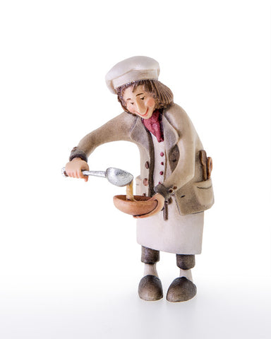 Kastlunger Cook with ladle and soup