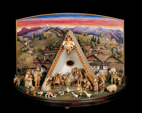 Kastlunger Set of 26 pieces with landscape