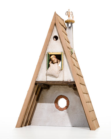 Kastlunger Two - story stable with a shingle roof