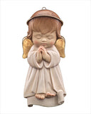 Guardian Angel - 5.5" Hanging Woodcarving - LEPI Woodcarvings