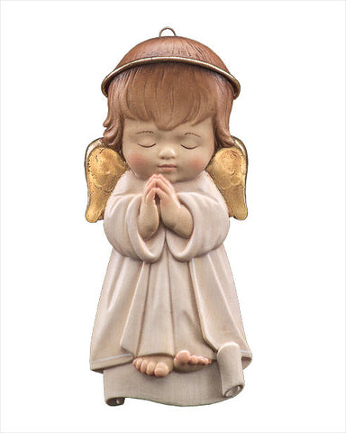 Guardian Angel - 5.5" Hanging Woodcarving - LEPI Woodcarvings