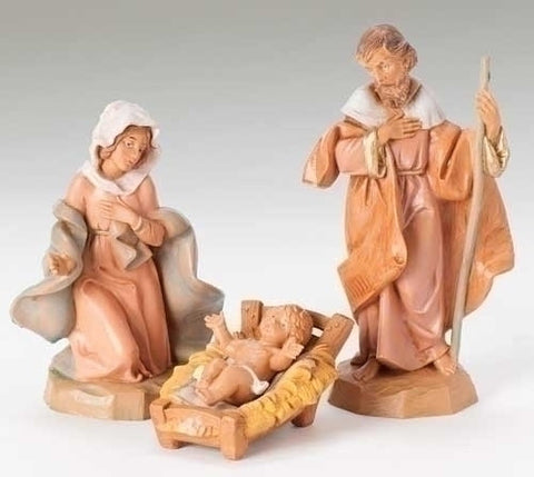 Fontanini Holy Family Figurines, 5" Boxed Nativity Set - 71503
