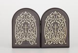 Christ Pantocrator and Madonna with Jesus - Diptych Icon in Case