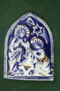 Ceramic Holy Family Ornament - Large