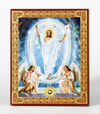 Resurrection Icon - Christ Stands Victorious! All the Angels Worship Him!