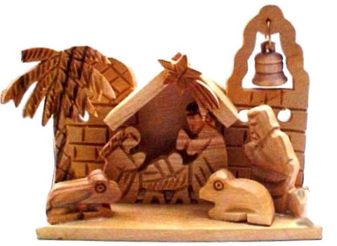 Miniature Olive Wood Nativity - Crafted in Bethlehem