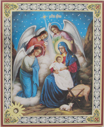 Infant Jesus with Virgin Mary - Icon for Christmas