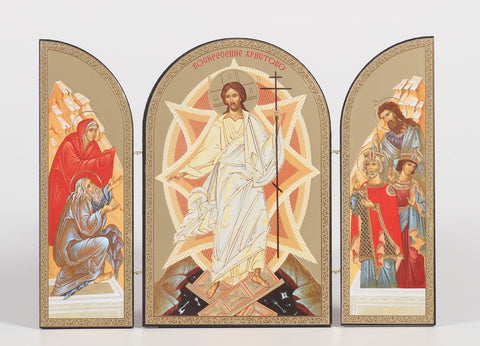 The Resurrected Christ - Easter Triptych
