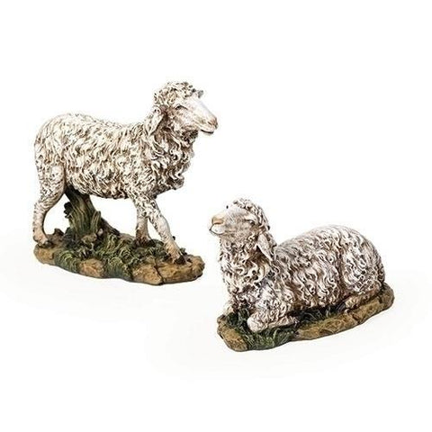27" Outdoor Nativity -Set Of Two Sheep by Joseph's Studio