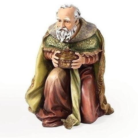 27" Outdoor Nativity - Kneeling King by Joseph's Studio