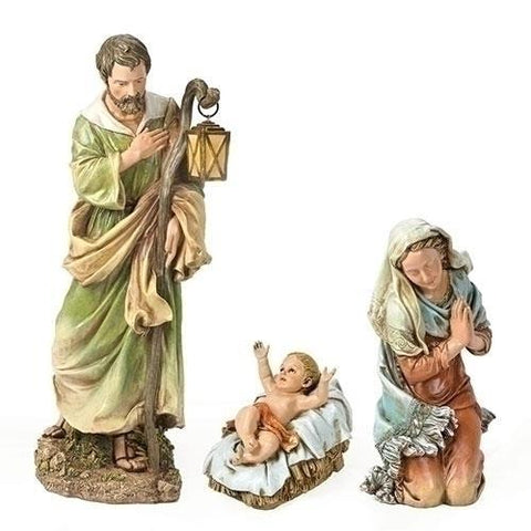 27" Outdoor Nativity - 3 Piece Holy Family Set by Joseph's Studio