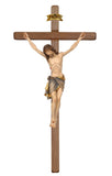 PEMA Siena Hand Painted Crucifix with Gold Accents