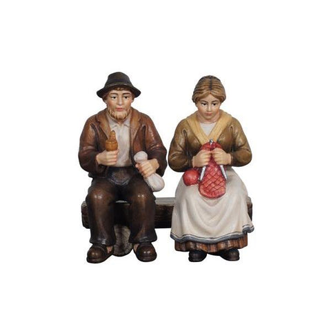 Kostner Grandparents on bench