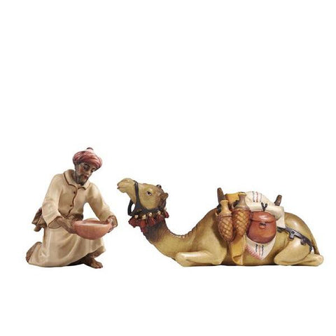 Kostner Camel driver kneeling-watercup with camel lying