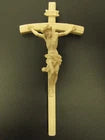 PEMA Leonardo Style- Small Natural Wood Carved Crucifix