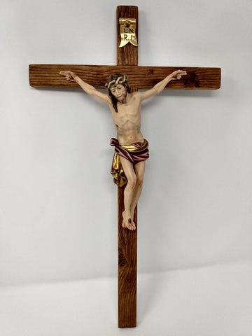 Rustic Dolomite crucifix by Salcher Werner