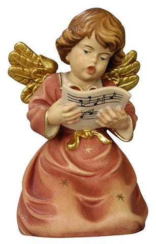 Bell Angel - Kneeling with Notes - Original Glockenengel by PEMA