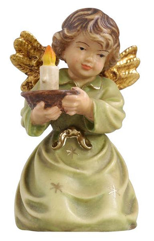 Bell Angel - Kneeling with Candle Carrier - Original Glockenengel by PEMA